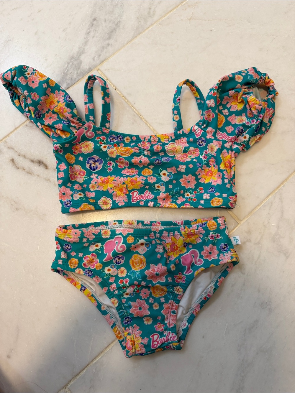 Posh Peanut Barbie Floral Bikini Set